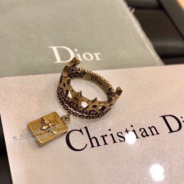 Dior飾品 迪奧經典熱銷款戒指 純手工打磨女戒指  zgd1046